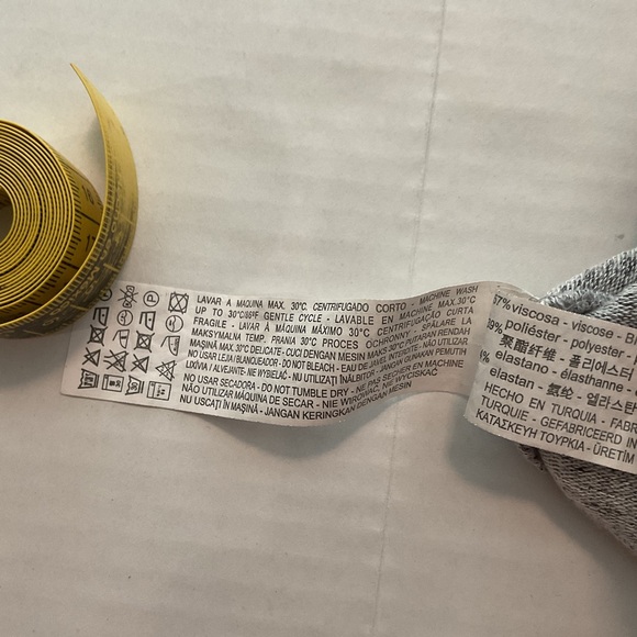 Zara Trafaluc Women’s Sweater Blouse Bell Sleeve Heather Gray - Picture 10 of 10